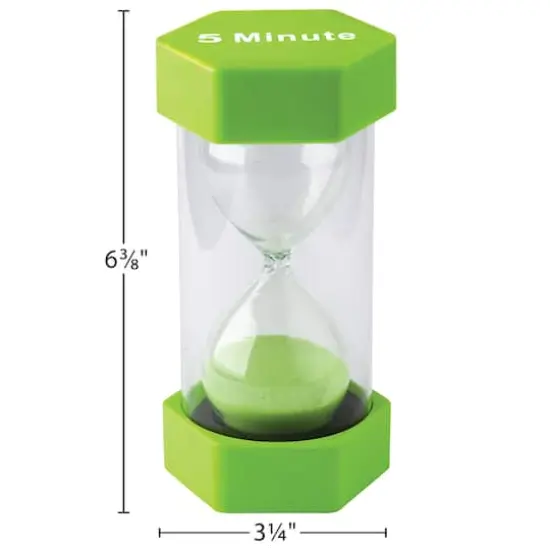 Teacher Created Resources® Large 5 Minute Sand Timer, 2 ct. {5}