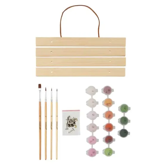 8" x 10" Coquette Bow & Strawberry Paint-by-Number Kit with Wood Display Hanger by Artist's Loft&reg; {3}