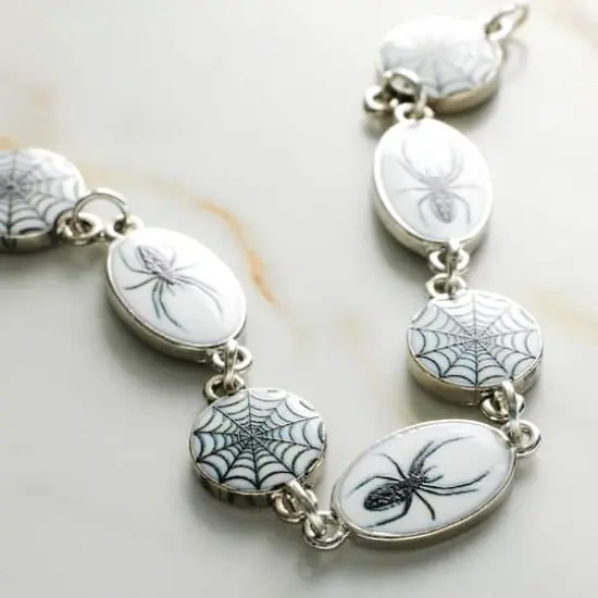 Rhodium Spider Print Metal Charms by Bead Landing&trade; {3}