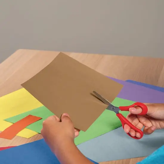 Prang&reg; 12" x 18" Construction Paper, 5 Packs of 50 Sheets Light Brown {8}