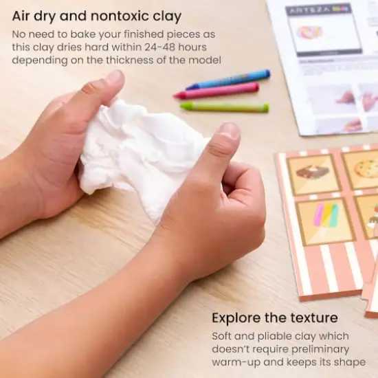 Arteza&reg; Kids Sweet Shop Medium Stage Clay Kit, 72 pcs {4}