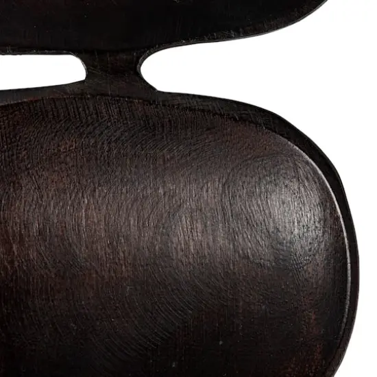 Hello Honey® 6" Brown Mango Wood Dual Cavity Serving Dish {4}