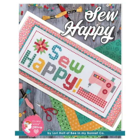 It's Sew Emma&reg; Sew Happy Cross Stitch Pattern {1}