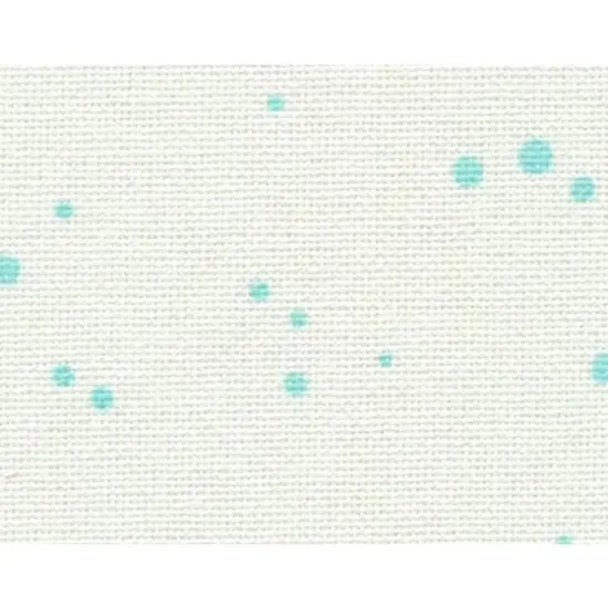 Zweigart&reg; Murano Splash 32 Count Antique White with Mint Splash Pre-Cut Fabric {3}