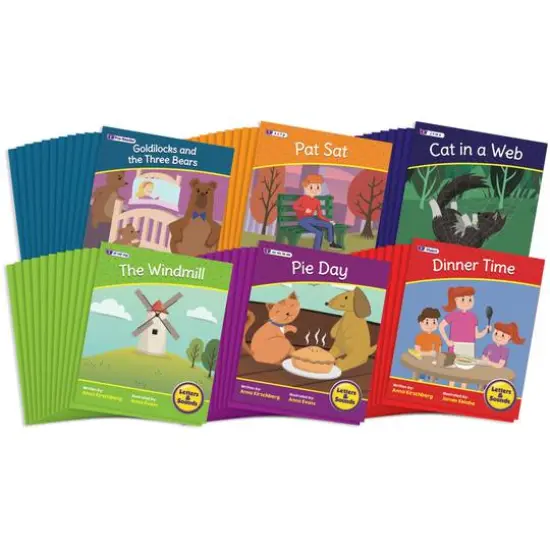 Junior Learning&reg; Letters & Sound Set 2 Fiction Educational Learning Boxed Set {3}