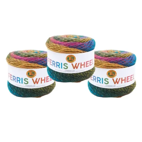 3 Pack Lion Brand&reg; Ferris Wheel Yarn Summer Day {1}