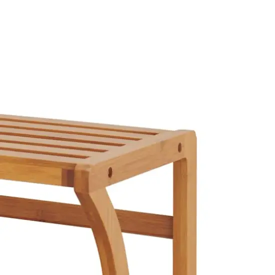 Organize It All Bamboo Wall Mounted Shelf with Towel Bar  {3}