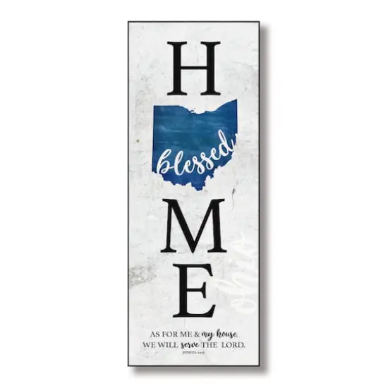 Blessed Ohio Home Wall Plaque {1}
