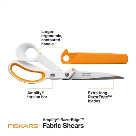 Fiskars&reg; Amplify&reg; RazorEdge&trade; 10" Fabric Shears {4}