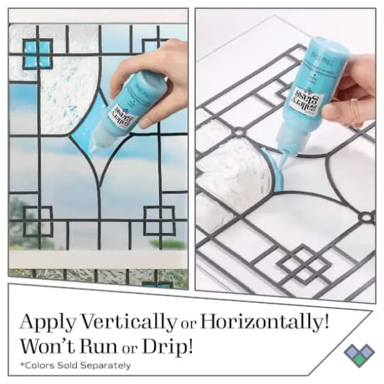 Plaid&reg; Gallery Glass&reg; Privacy Window Stained Glass Paint Set {6}