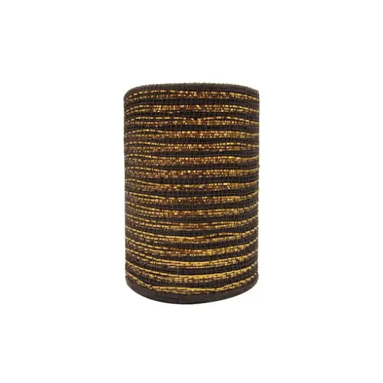 5.5" x 45ft. Bronze MeshRibbon by Celebrate It&trade; {1}