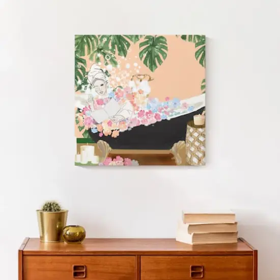 Tub Girl Canvas Wall Art {4}