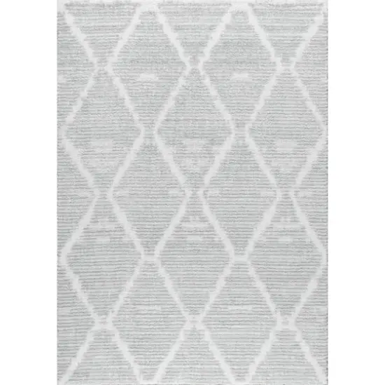 5ft. x 7ft. Gray Diamond Trellis Area Rug by Ashland&reg; {1}