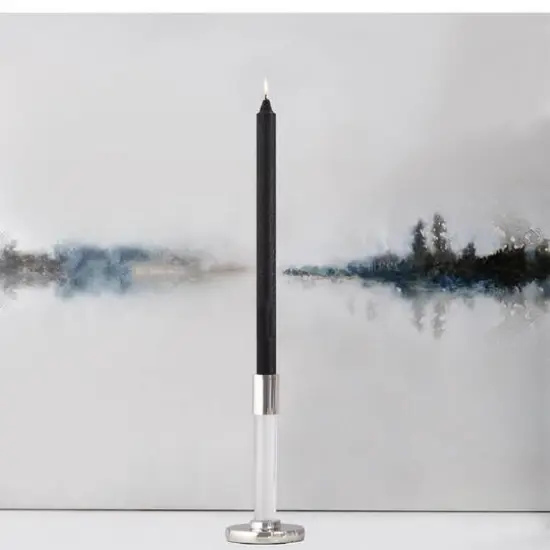 Root Candles 12" Unscented Timberline&trade; Arista&trade; Taper Candles, 12ct. Black {3}