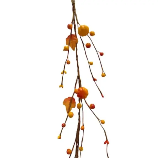 5ft. Orange Pumpkin Coiled Garland by Ashland&reg; {3}