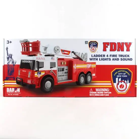 Daron FDNY: 24" Ladder & Fire Truck Toy {6}
