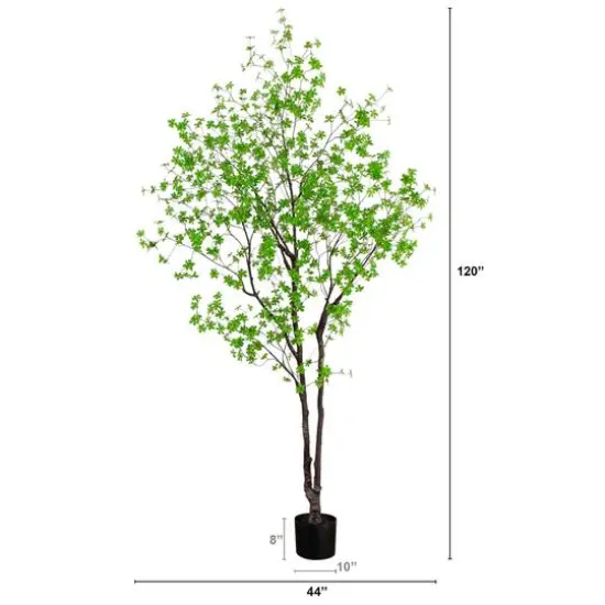 10ft. Potted Artificial Minimalist Enkianthus Tree {7}