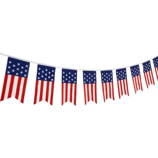 9.75ft. USA Flag Hanging Wall Banner {5}