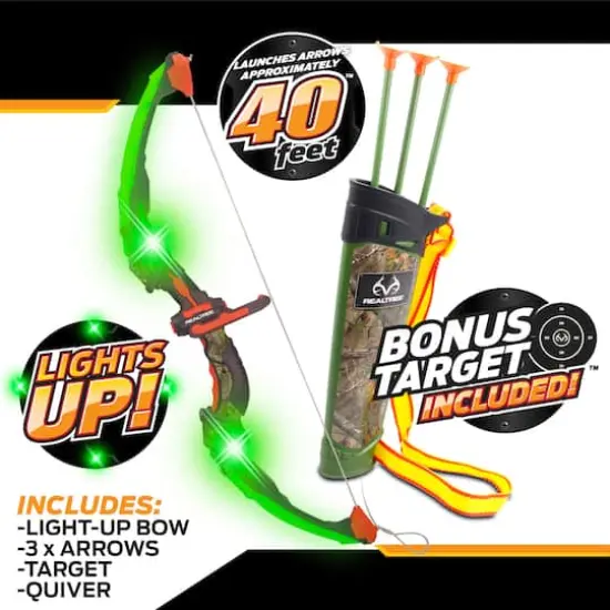 NKOK RealTree&reg; Green Light Up Archery Set {4}