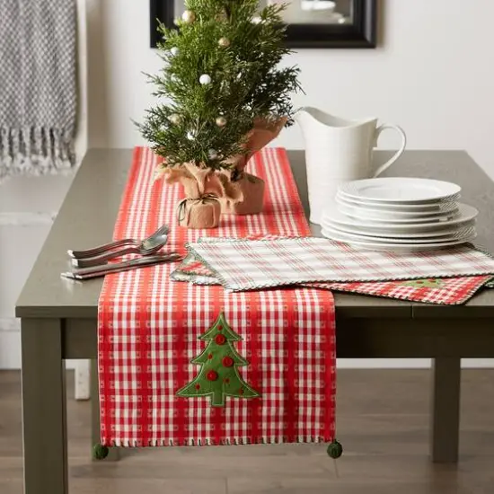 DII&reg; 72" Jolly Tree Table Runner {8}