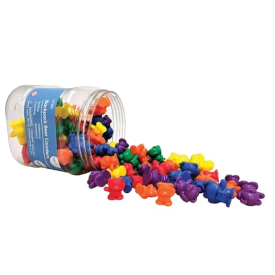 Edx Education&reg; Assorted Backpack Bear Counters, 96ct. {4}
