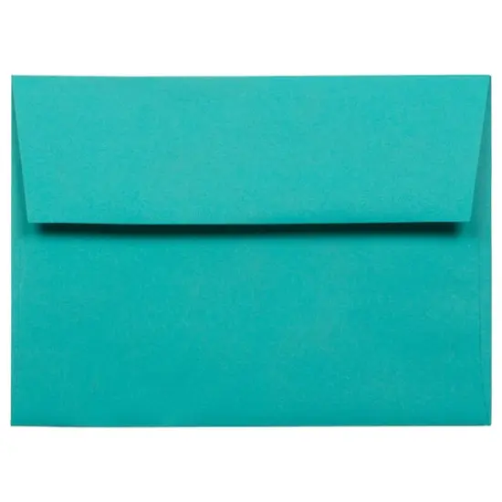 JAM Paper A6 Colored Invitation Envelopes, 50ct. Sea Blue {1}