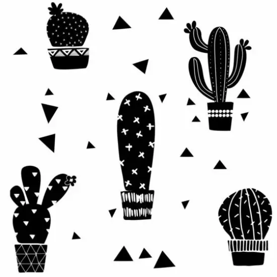 RoomMates Geo Cactus Peel &Stick Wall Decals {3}