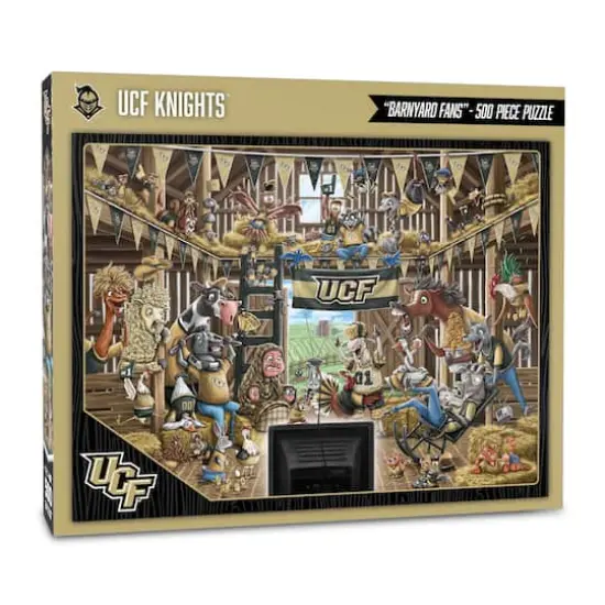 College Barnyard Fans 500 Piece Puzzle Central Florida Knights {1}