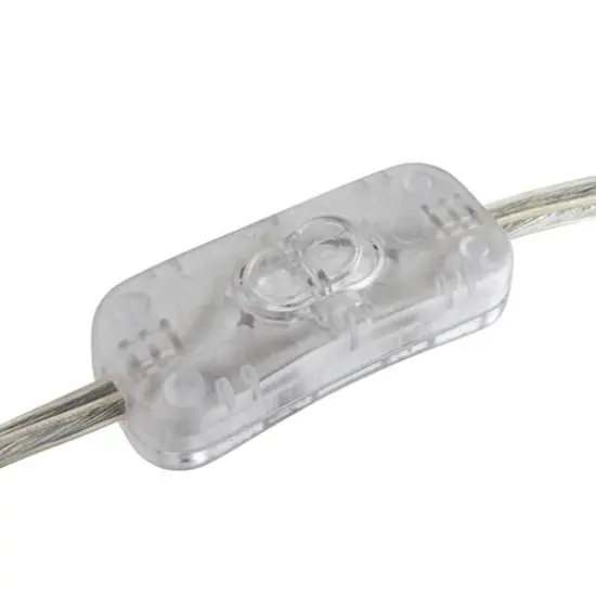 Hello Honey® 16" Amber Glass Table Lamp with White Cotton Shade {8}