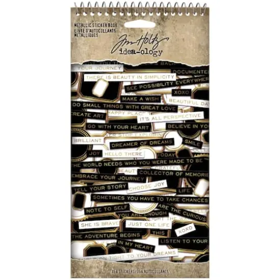Idea-Ology Metallic Spiral Bound Sticker Book {1}
