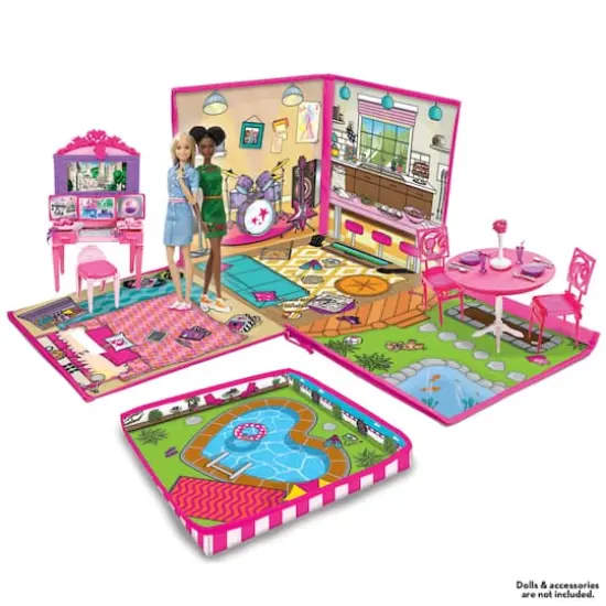 Tara Toy&trade; ZipBin&reg; Barbie&reg; Dreamhouse&trade; Play & Store Toy Box {3}