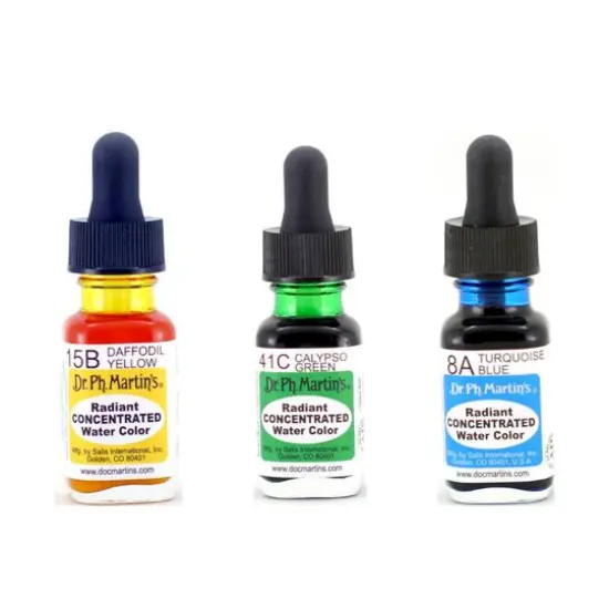 Dr. Ph. Martin's&reg; Radiant Concentrated Watercolor, 0.5oz. 15B Daffodil Yellow {2}