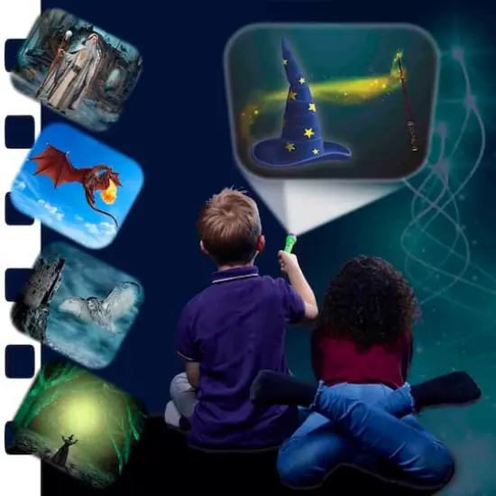 Brainstorm Toys Wizard & Dragon Children's Flashlight & Projector {7}