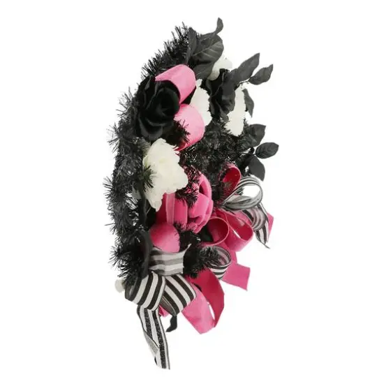 24" Pink Jack-o'-Lantern Wreath by Ashland&reg; {4}