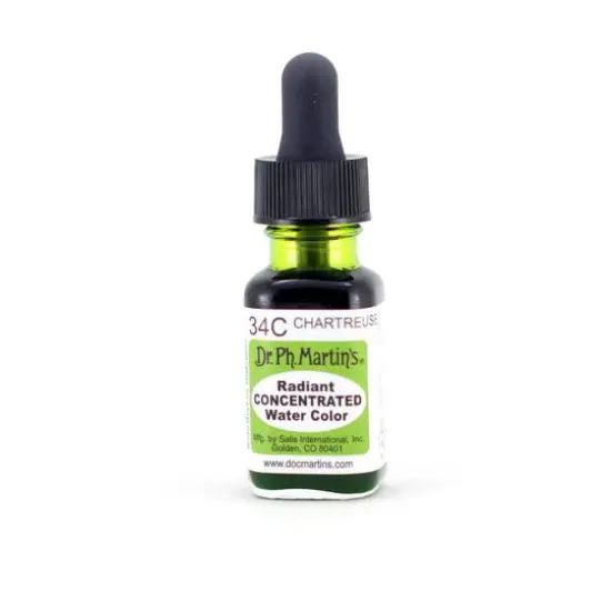 Dr. Ph. Martin's&reg; Radiant Concentrated Watercolor, 0.5oz. 34C Chartreuse {1}