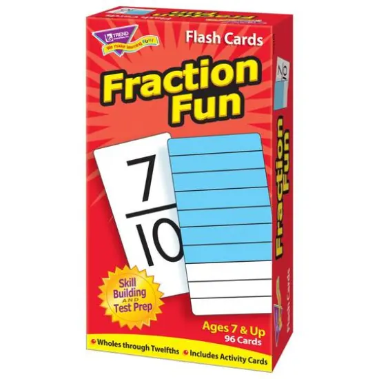 Trend Enterprises&reg; Fraction Fun Skill Drill Flash Cards {6}