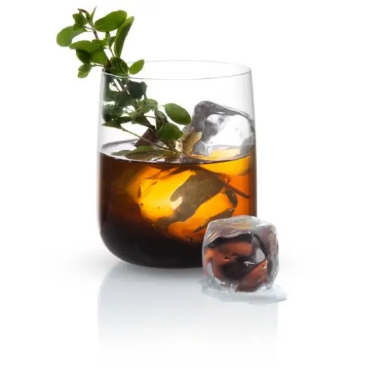 JoyJolt&reg; 13.7oz. Black Swan Double Old Fashioned Glasses, 4ct. {4}