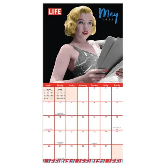 TF Publishing 2024 Marilyn Monroe Mini Calendar {4}