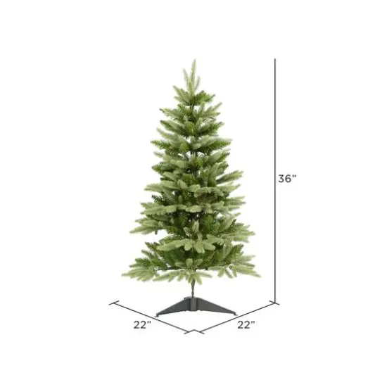 3ft. Unlit Fraser Fir Artificial Christmas Tree {5}