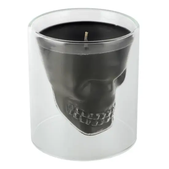 Black Skull Phantom Fog Scented Jar Candle by Ashland&reg; {3}