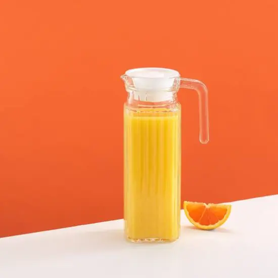 JoyJolt&reg; 40oz. Beverage Serveware Glass Pitcher {6}