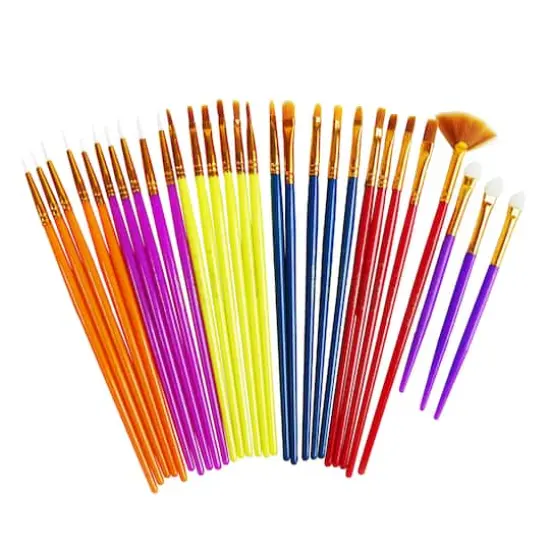 Multi-Purpose 50 Piece Brush Set by Craft Smart&reg; {4}