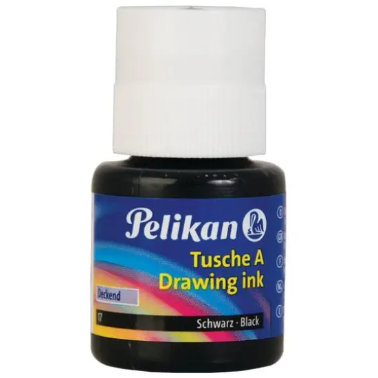 Pelikan Tusche A Black Drawing Ink, 1oz. {1}