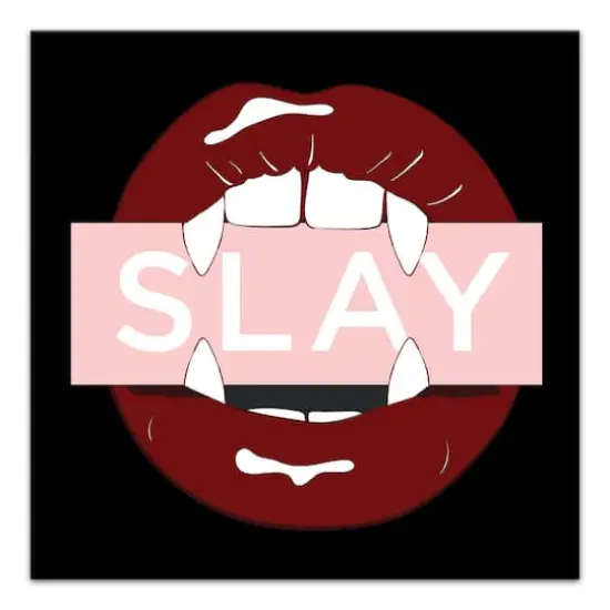 Slay Fangs Canvas Wall Art {1}