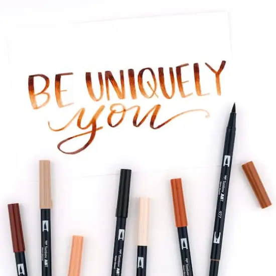 Tombow Dual Brush Pen & Marker Case Set {10}