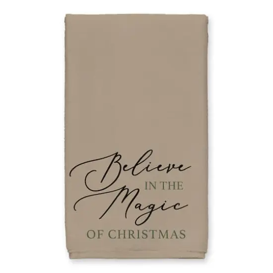 Brown Believe in Magic Tea Towel Set {3}