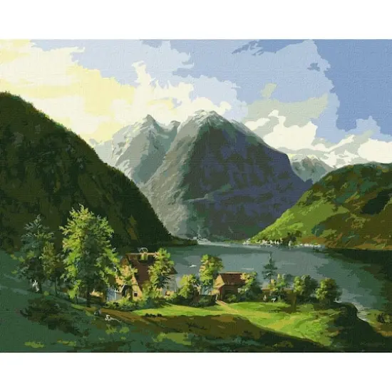 Ideyka Lake Landscape Painting by Numbers Kit {1}