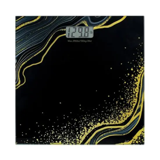 Bath Bliss Digital Glass Scale Black {7}