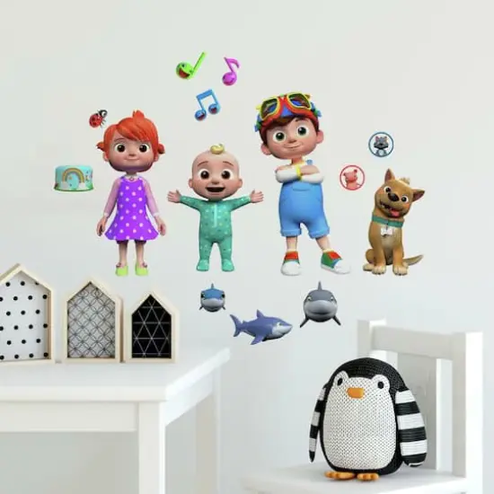 RoomMates Cocomelon Peel & Stick Wall Decals {1}