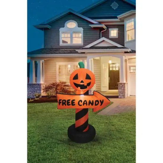 4ft. Inflatable Pumpkin Guide {5}
